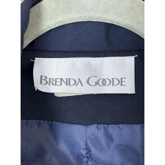 Vintage skirt suit nautical Brenda Goode navy crest patch small - Picture 10 of 15